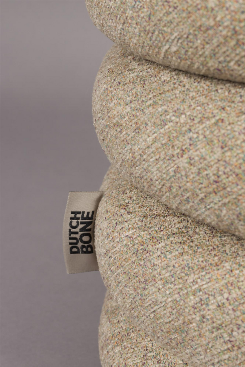 Bouclé Upholstered Stool | Dutchbone Fern | Oroatrade.com