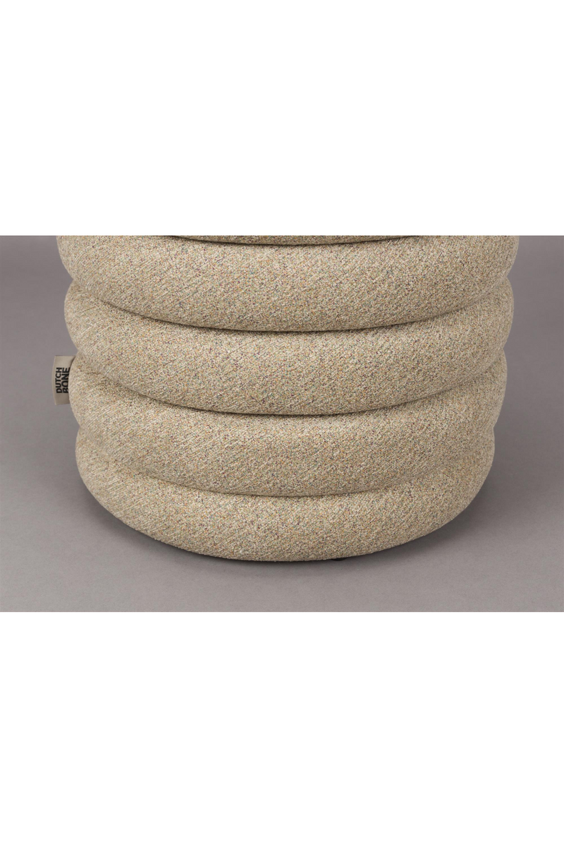 Bouclé Upholstered Stool | Dutchbone Fern | Oroatrade.com