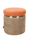 Two-Toned Boucle Stool | Dutchbone Sen | Oroatrade.com