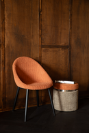 Two-Toned Boucle Stool | Dutchbone Sen | Oroatrade.com