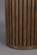 Cream Travertine Round Side Table | Dutchbone Arda | Oroatrade.com