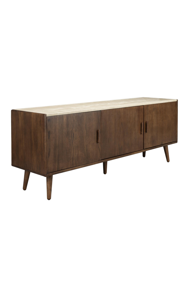 Travertine Top 3-Door Sideboard | Dutchbone Arda | Oroatrade.com