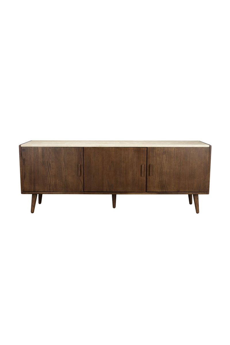 Travertine Top 3-Door Sideboard | Dutchbone Arda | Oroatrade.com