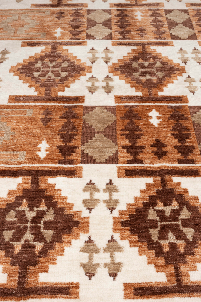 Patterned Woven Carpet | Dutchbone Maron | Oroatrade.com