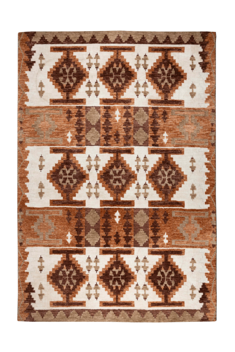 Patterned Woven Carpet | Dutchbone Maron | Oroatrade.com