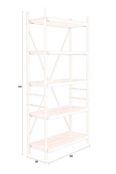 Beige Iron Shelf | Dutchbone Shelf | Oroatrade.com