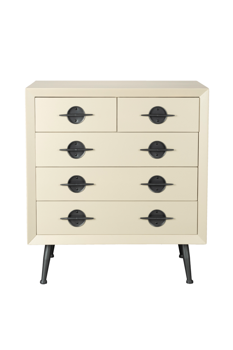 Cream Wooden Drawer Cabinet | Dutchbone Edson | Oroatrade.com