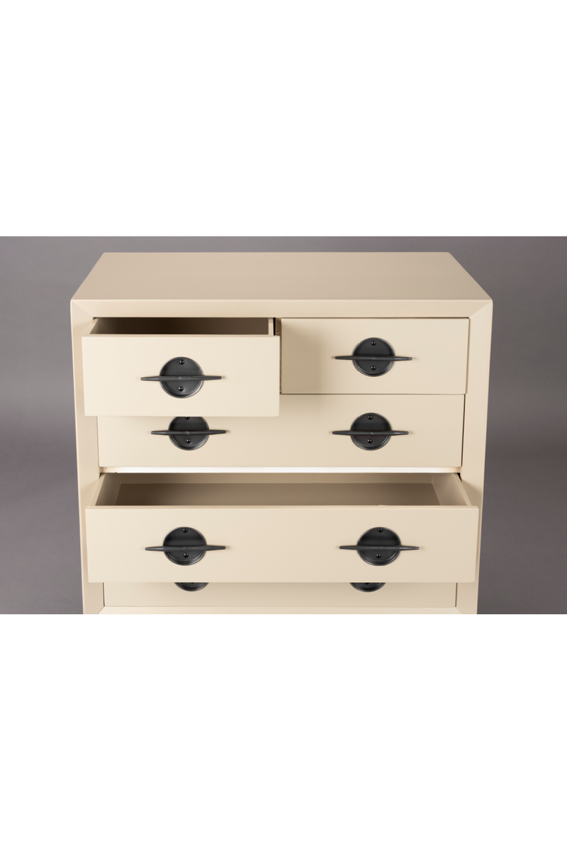 Cream Wooden Drawer Cabinet | Dutchbone Edson | Oroatrade.com