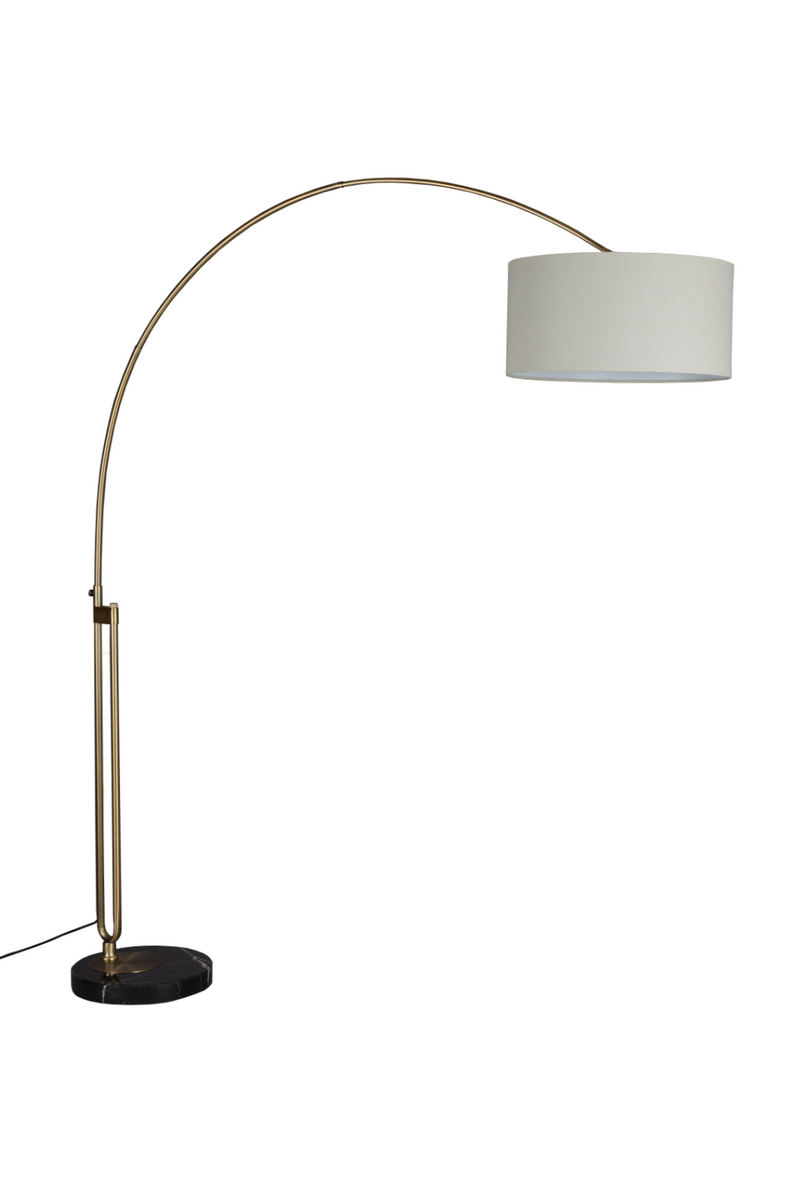 Gold Metal Floor Lamp | Dutchbone Archie | Oroatrade.com