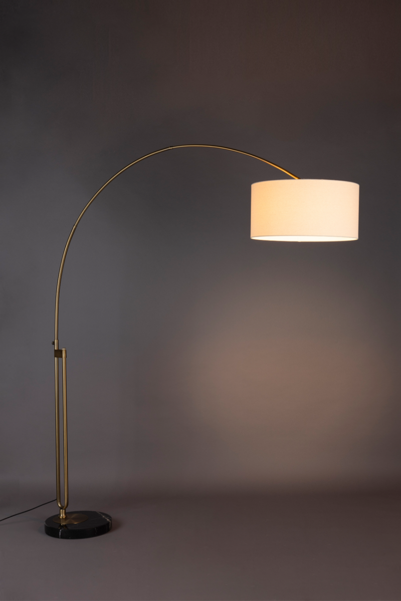 Gold Metal Floor Lamp | Dutchbone Archie | Oroatrade.com