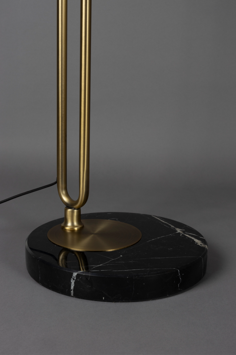 Gold Metal Floor Lamp | Dutchbone Archie | Oroatrade.com