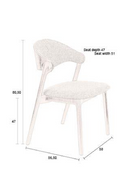 50s Cushioned Dining Chairs (2) | Dutchbone Babington | Oroatrade.com