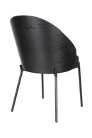 Black Bouclé Dining Chairs (2) | Dutchbone Rodin | Oroatrade.com