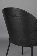 Black Bouclé Dining Chairs (2) | Dutchbone Rodin | Oroatrade.com
