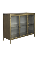 Antique Brass 3-Door Sideboard | Dutchbone Gertlush | Oroatrade.com