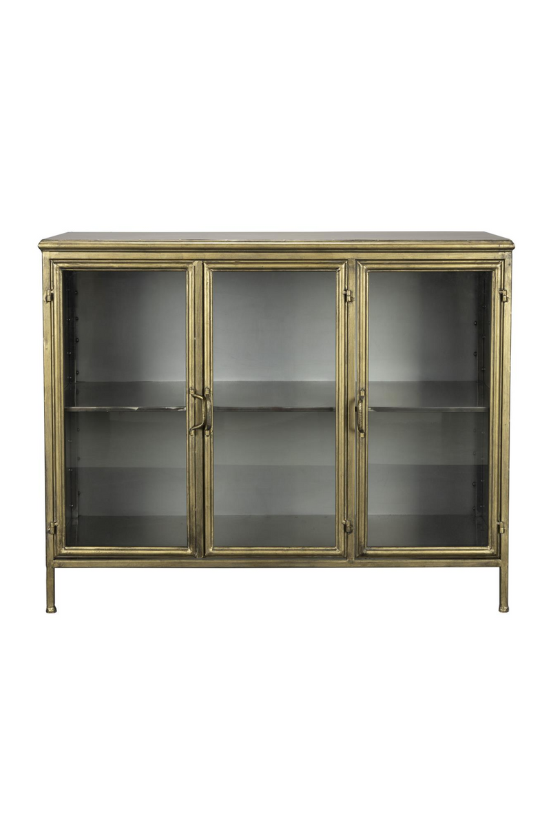 Antique Brass 3-Door Sideboard | Dutchbone Gertlush | Oroatrade.com