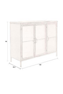 Antique Brass 3-Door Sideboard | Dutchbone Gertlush | Oroatrade.com