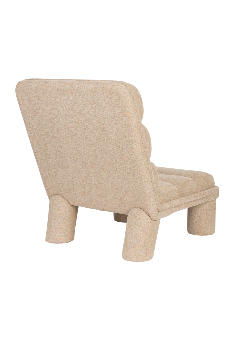 Bouclé Channeled Lounge Chair | Dutchbone Fern | Oroatrade.com