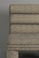 Bouclé Channeled Lounge Chair | Dutchbone Fern | Oroatrade.com