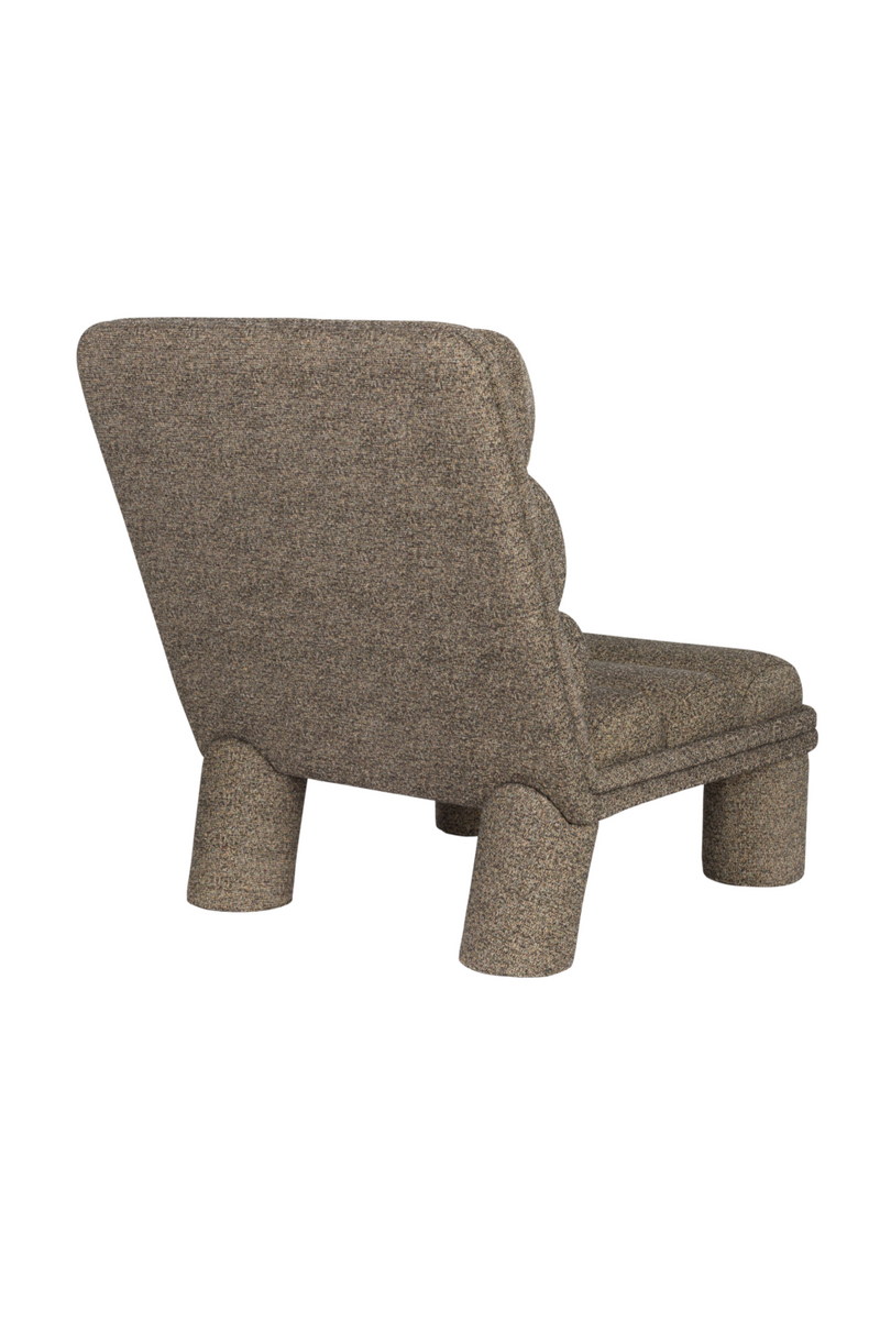 Bouclé Channeled Lounge Chair | Dutchbone Fern | Oroatrade.com