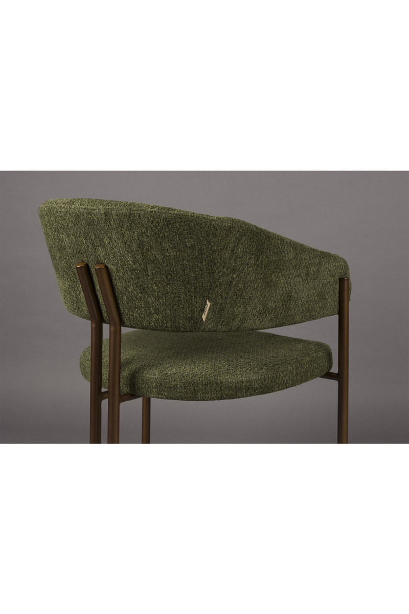 Bouclé Curved Dining Chairs (2) | Dutchbone Naida | Oroatrade.com