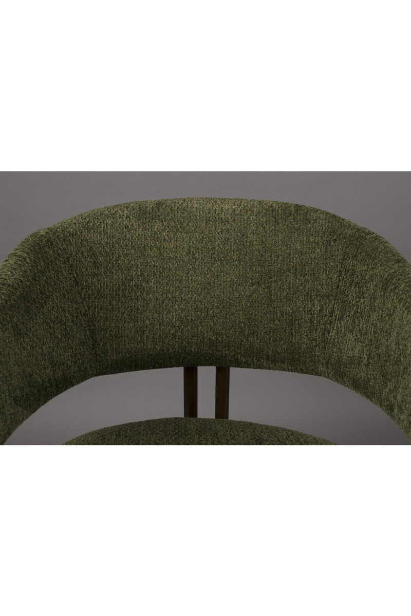 Bouclé Curved Dining Chairs (2) | Dutchbone Naida | Oroatrade.com