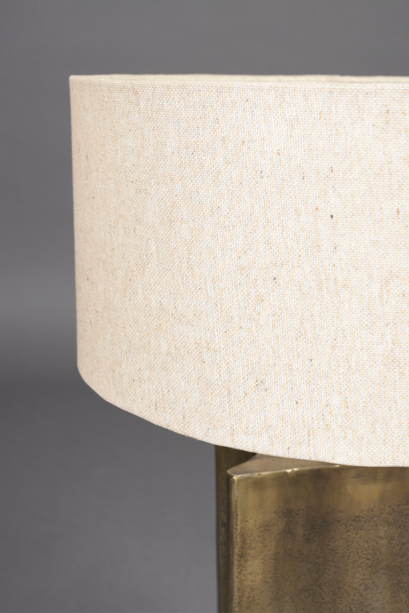 Cream Linen Table Lamp | Dutchbone Rico | Oroatrade.com