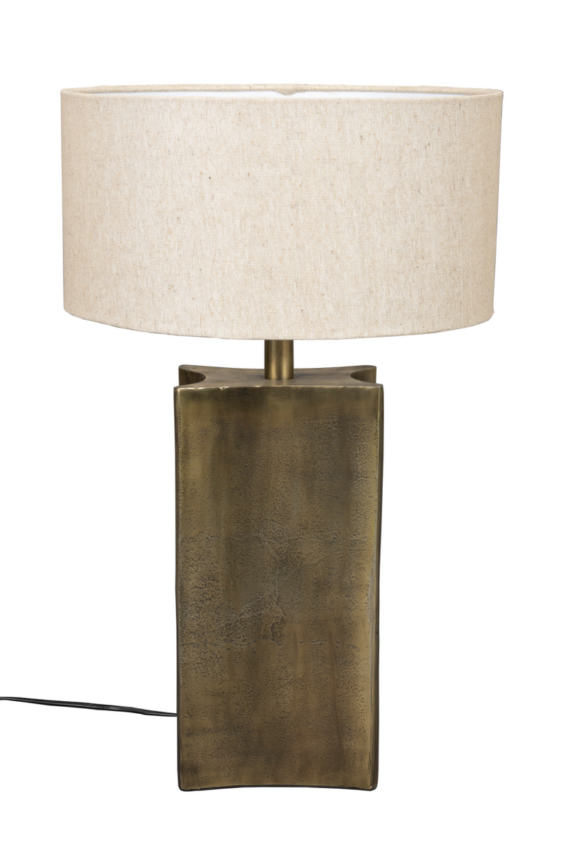 Cream Linen Table Lamp | Dutchbone Rico | Oroatrade.com