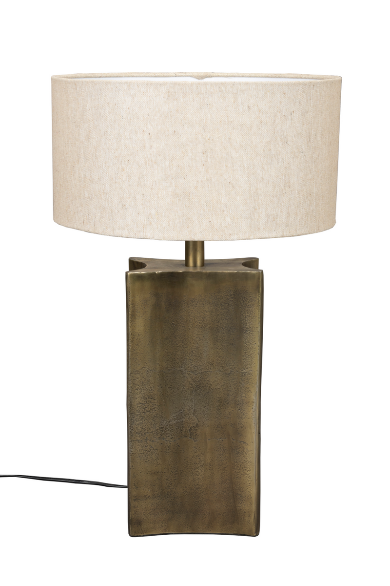 Cream Linen Table Lamp | Dutchbone Rico | Oroatrade.com