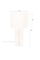 Gold Aluminium Table Lamp | Dutchbone Roc | Oroatrade.com