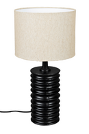 White Linen Table Lamp | Dutchbone Yalu | Oroatrade.com