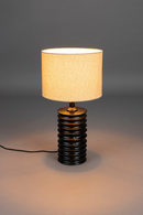 White Linen Table Lamp | Dutchbone Yalu | Oroatrade.com