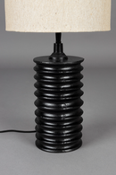White Linen Table Lamp | Dutchbone Yalu | Oroatrade.com