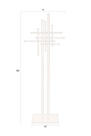 Black Metal Coat Rack | Dutchbone Rumex | Oroatrade.com