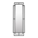 Hospitality furniture - Black Metal Framed Mirror- www.oroatrade.com