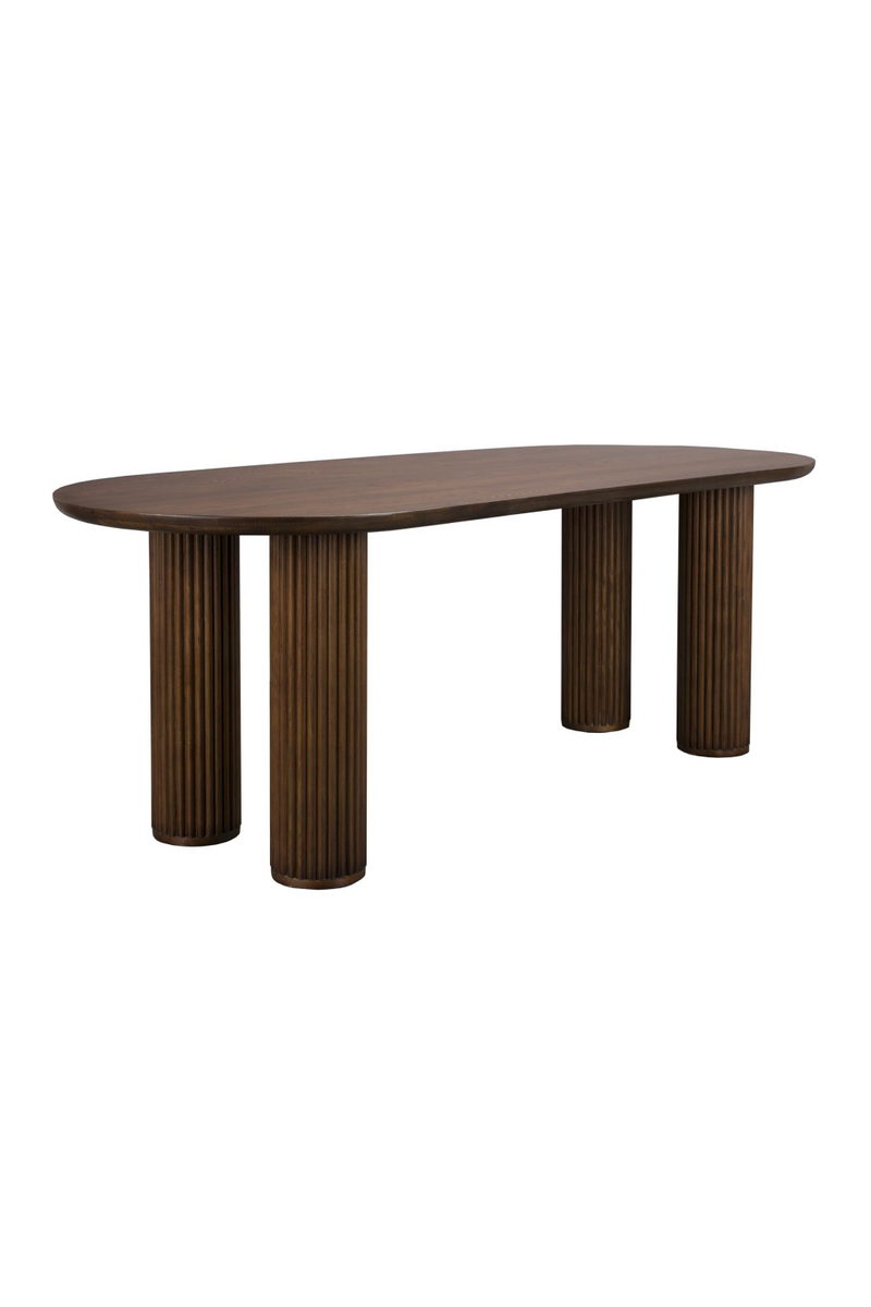 Brown Oak Dining Table | Dutchbone Dean | Oroatrade.com