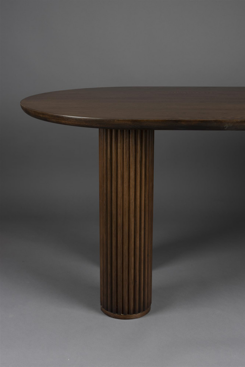 Brown Oak Dining Table | Dutchbone Dean | Oroatrade.com