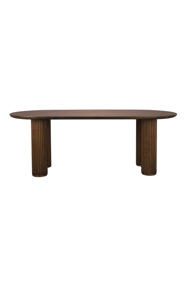 Brown Oak Dining Table | Dutchbone Dean | Oroatrade.com