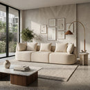 Woven Fabric 3-Seater Sofa | Dutchbone Rocca