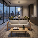 Contract furniture - Acacia Outdoor Sofa & Coffee Table - www.oroatrade.com