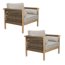 Contract furniture - Acacia Outdoor Lounge Chairs (2) - www.oroatrade.com
