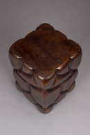 Carved Mango Wood Stool | Dutchbone Brooklyn | Oroatrade.com