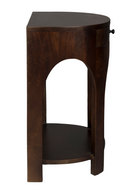 Semi-Circle 1-Drawer Side Table | Dutchbone Belvedere | Oroatrade.com
