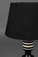 Black Linen Table Lamp | Dutchbone Virgil | Oroatrade.com