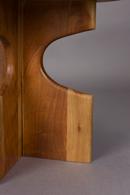 Notched Base Wooden Side Table | Dutchbone Morgan | Oroatrade.com