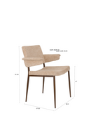 Curved Arm Dining Chair | Dutchbone Portland | Oroatrade.com