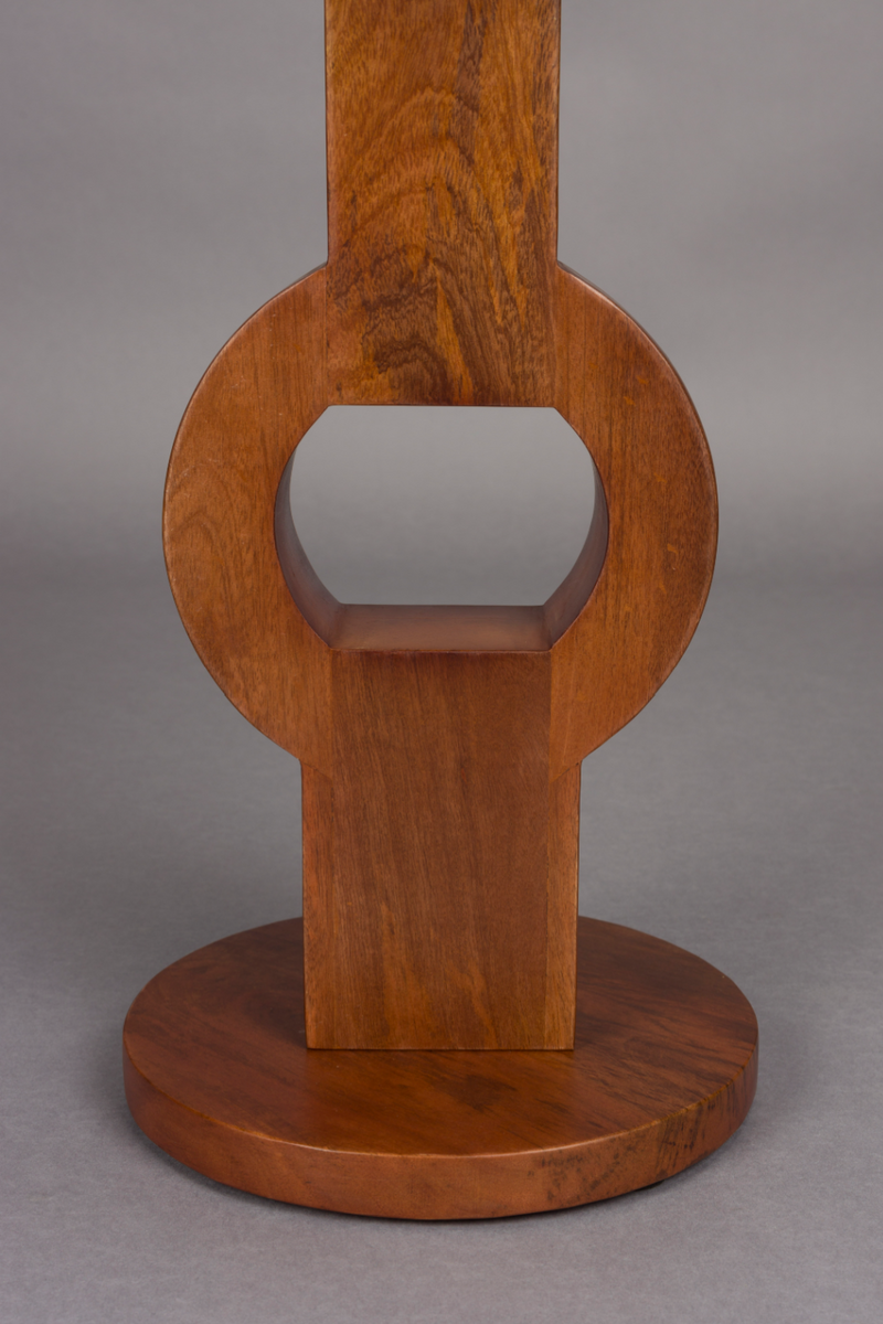 Solid Mango Wood Side Table | Dutchbone Tondo | Oroatrade.com