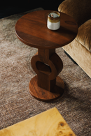 Solid Mango Wood Side Table | Dutchbone Tondo | Oroatrade.com