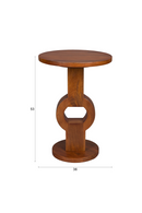 Solid Mango Wood Side Table | Dutchbone Tondo | Oroatrade.com