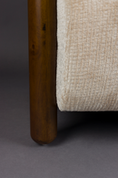 Cream Upholstered Lounge Armchair | Dutchbone Robinson | Oroatrade.com